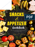 Snacks and Appetizers Cookbook 101 Easy Amp Delicious Snacks and Appetizers Recipe For You