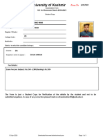 Examination Form 8584 VB 2021