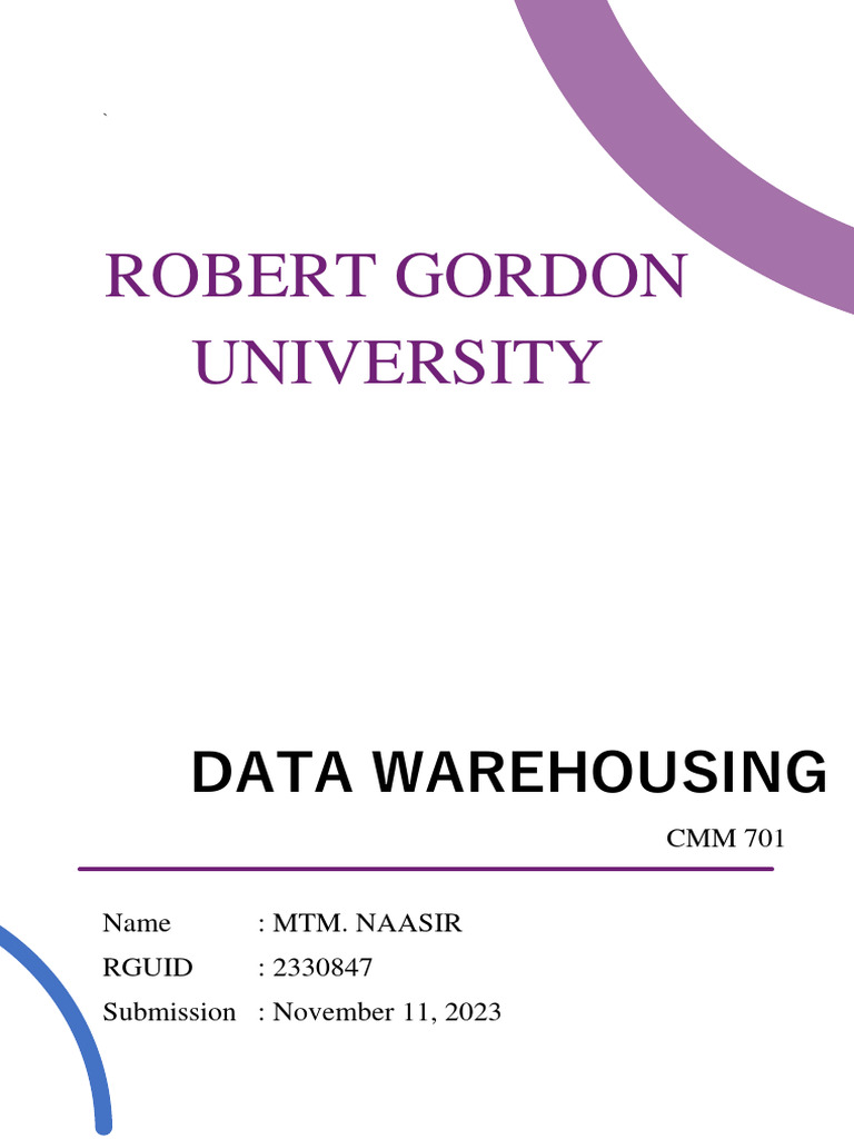 Data Warehousing Design Insights | PDF | Data Warehouse | Databases