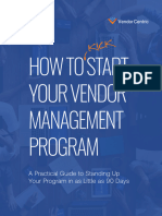 How To Kick Start With Vendor Management VendorCentric