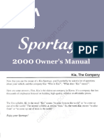 2000 Sportage Owners Manual EN