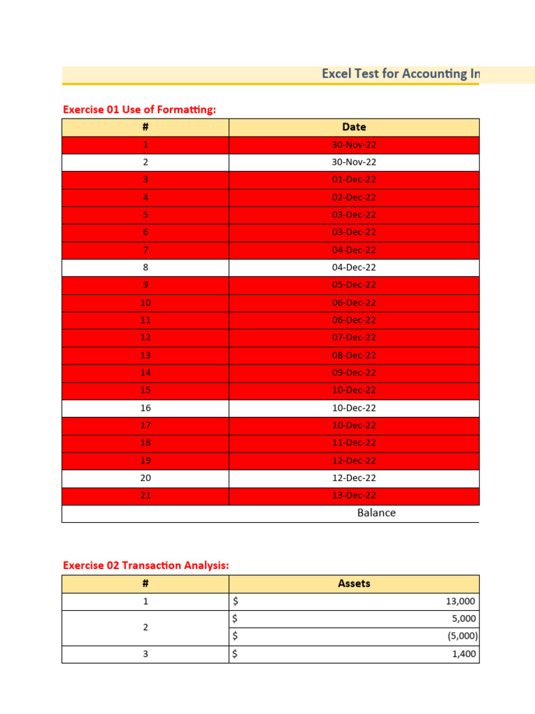 Accounting interview test pdf debits and credits equity finance 