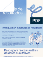 Presentación Análisis de Resultados Moderno Azul