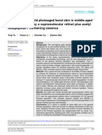 Improvement of Mild Photoaged Facial Skin in Middl