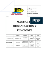 Rm-Sst-Ma-01 - Manual de Organizacion y Funciones