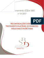 Recomendações Sobre o Tratamento Injetável Do Diabetes - Insulinas e Incretinas