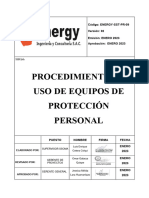 Energy-Sst-Pr-09 Procedimiento de Uso de Epp