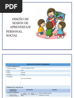 Sesiones de Aprendizaje para Inicial 3 Años | PDF | Aprendizaje | Salón ...