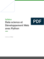 Syllabus Data Science Avec Python - TalentProm