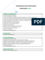 PLENO - PROCEDIMENTOS UNIMED ODONTO