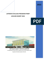 Cover Laporan Evaluasi Program Kerja PMKP Jan-Mar 2022