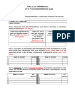Perf Task and Quiz Score Template