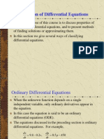 CH 1.3: Classification of Differential Equations