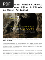 Rahsia Al-Kahfi 3 | PDF | Agama & Spiritualitas | Dewasa Muda