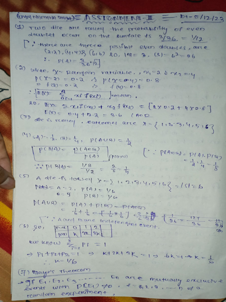 Math Assignment 3.0 (S) | PDF | Teaching Methods & Materials
