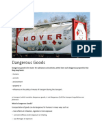 Dangerous Goods