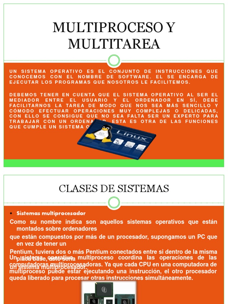 Sistemas Operativos: Multiproceso y Multitarea | PDF | Microcontrolador ...