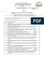 Corrigé Epreuve - UE1 Environnement Et Santé - 2023