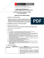 BASES  PROCESO CAS 010-2015 - 3 CONVOCATORIA - OTASS-DIRECTOR DE OPERACIONES