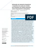 Traduzido Size-Frequency Distribution of Coral Assemblages in Insular Shallow Reefs of The Mexican Caribbean Using Underwater Photogrammetry