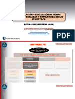 2da Presentación PPT - Fcihas Técnicas - Identificación de Proyectos