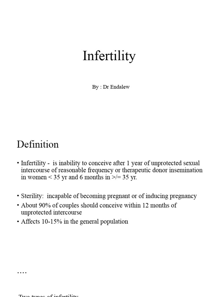 Infertility | PDF | Infertility | Endocrine System