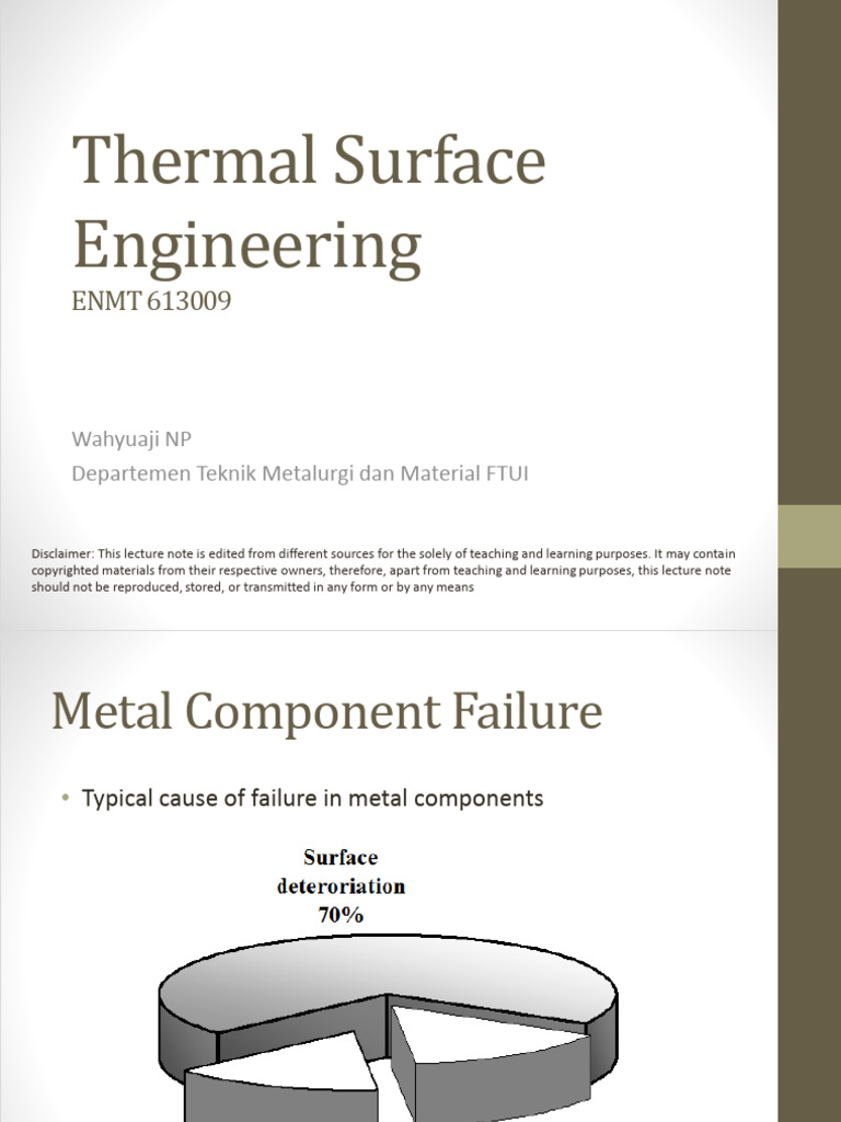 Lecture 8. Thermochemical Surface Engineering WNP | PDF | Wear | Heat ...