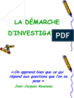 Construire Une Demarche d Investigation Essai