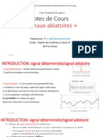 Signaux Aléatoire Cours