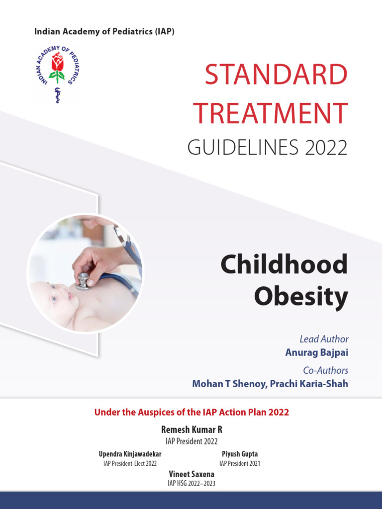 IAP 2022 Guidelines on Childhood Obesity | PDF | Obesity | Childhood ...