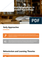 Historical Perspectives in Educational Psychology