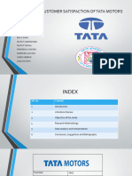 A Study On Customer Satisfaction Towards Tata Motors