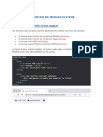 Insertion de Medias en HTML