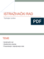 Istraživački Rad (Akademsko Pisanje) )