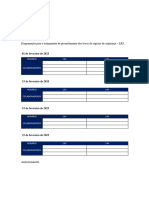 Programação - Treinamento de Preenchimento Dos Livros de Registro de Segurança - LRS Atual