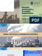 Origen y Efectos de La Contaminación Atmósferica