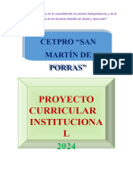 Proyecto Curricular Cetpro