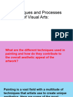 Techniques and Processes of Visual Arts