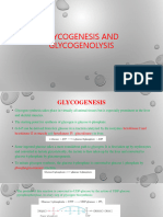 Glycogenesis and Glycogenolysis