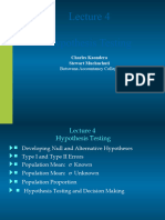 Lecture 4 Hypothesis Testing Final