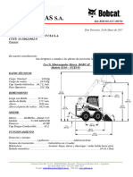 Bobcat s530 - Mni Pala - Datos Tecnicos