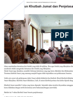 Berikut 5 Rukun Khutbah Jumat Dan Penjelasannya - NU Online Jatim