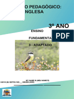 NÍCOLLAS Caderno de Inglês 3 - 3º Ano ADAPTADO