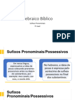Sufixos Pronominais 