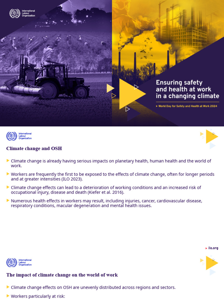 SafeDay2024 English | PDF | Occupational Safety And Health | Climate Change