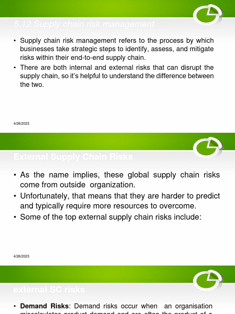 PPRR Model for Supply Chain Risk Management | PDF | Computer Security ...