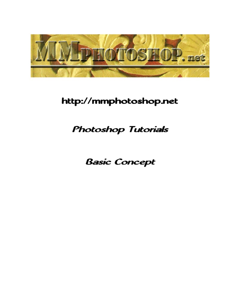 Photoshop Tutorials Basic Concept | PDF