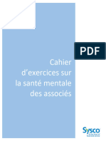 Cahier D'exercices Sur La Santé Mentale Des Associés - FR-CA