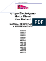 CRAM NHD25 - MOTOR NEW HOLLAND - Manual de Operacion y Mantenimiento