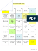 Present Perfect vs. Past Simple Game